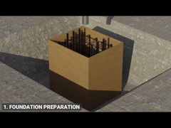 راهنمای نصب ساختمان ساختاری فولادی