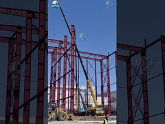 تامین کنندگان ساختمان فولادی سیستم قاب فلزی انبار سازه فولادی پیش ساخته